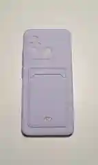 Сиреневый чехол с защитой камеры и карманом для пластиковой карты для XIAOMI REDMI 12C