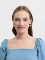 Конфетный серьги с подвеской Бабочка