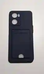 Голубой чехол для OPPO A57s / OPPO A77 5G / OnePlus Nord N20 SE  с карманом для пластиковой карты