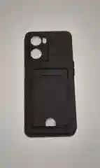 Черный чехол для OPPO A57s / OPPO A77 5G / OnePlus Nord N20 SE  с карманом для пластиковой карты