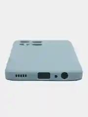 Светло-синий силиконовый чехол для Honor X8 4G (Хонор Х8 4г / Икс 8), прозрачный