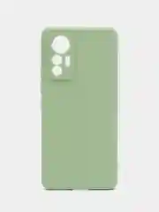 Зеленый силиконовый чехол для Xiaomi 12 Lite (Сяоми 12 Лайт), прозрачный