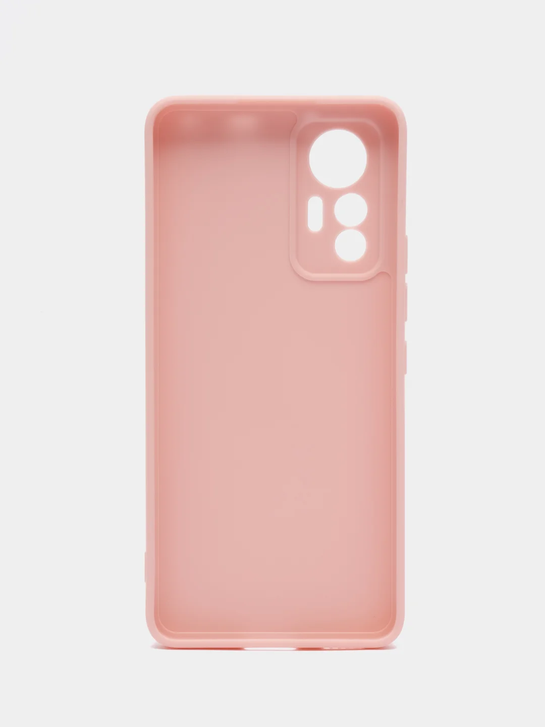 Пудровый силиконовый чехол для Xiaomi 12 Lite (Сяоми 12 Лайт), прозрачный
