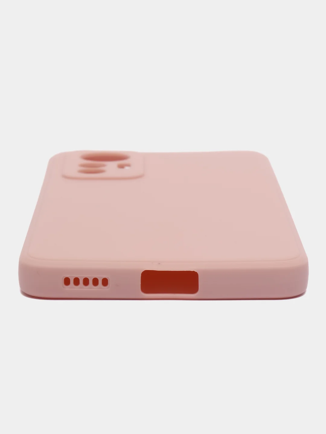 Пудровый силиконовый чехол для Xiaomi 12 Lite (Сяоми 12 Лайт), прозрачный