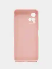 Пудровый силиконовый чехол для Vivo V21 4G, 5G, V21S 5G (Виво В21 4Г, 5Г, В21С 5Г)), прозрачный
