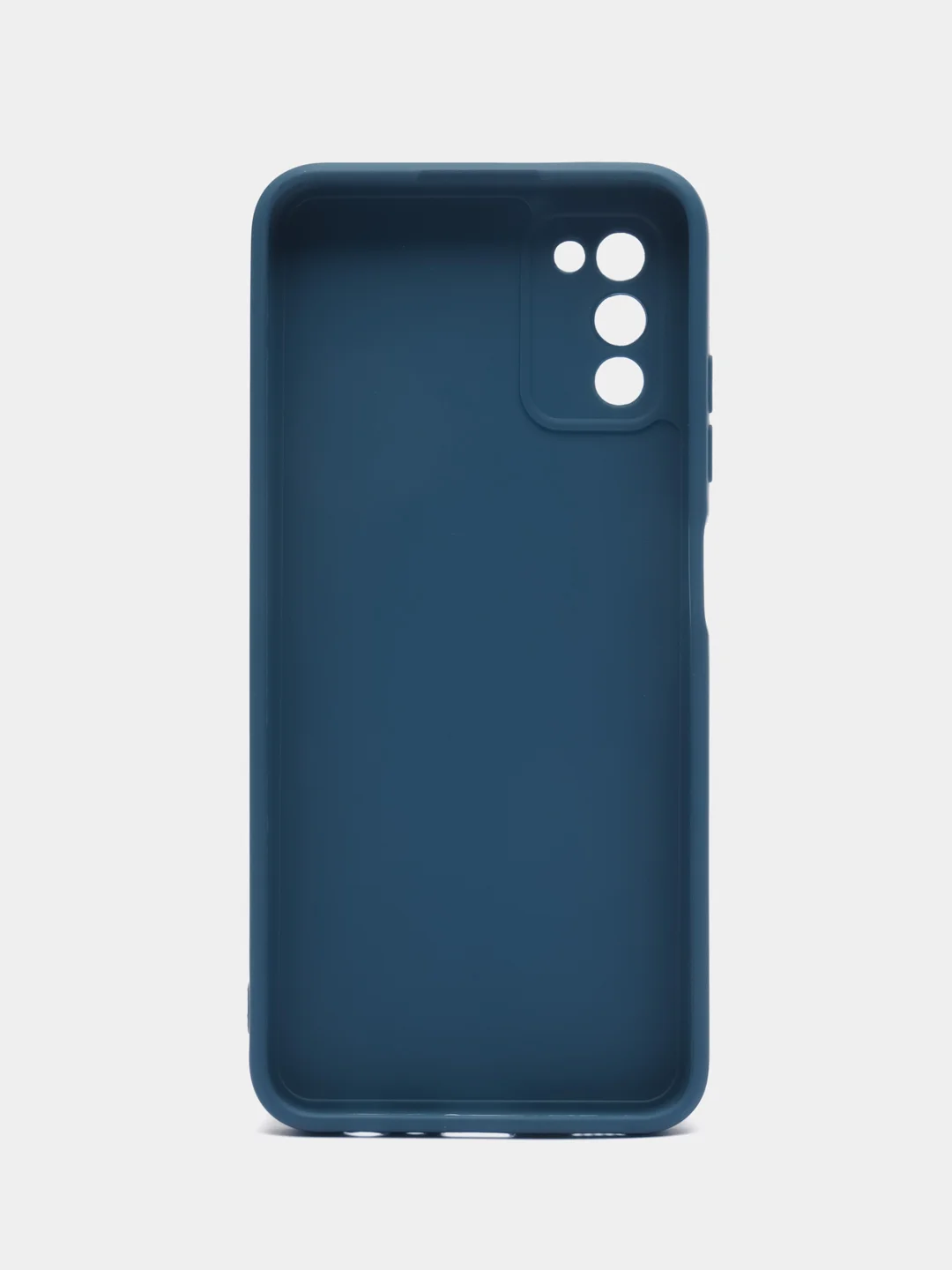 Синий чехол Samsung Galaxy A03s (Самсунг Гелакси А03С) силиконовый