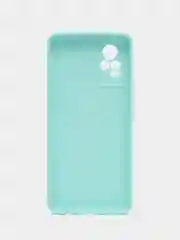 Мятный силиконовый чехол для Vivo V21e (Виво В21Е) с защитой камеры