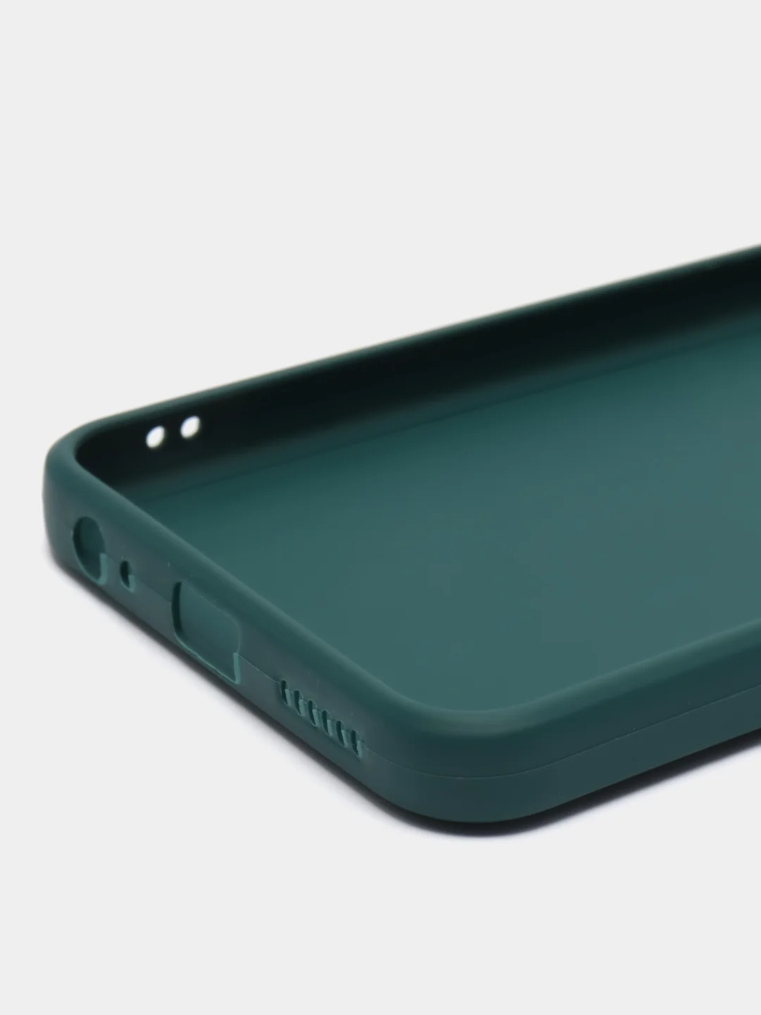 Тёмно-зелёный чехол для Infinix Smart 6 HD (Инфиникс Смарт 6 ХД), силиконовый