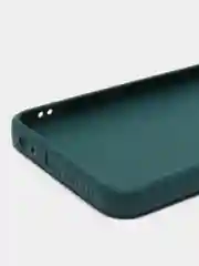 Тёмно-зелёный чехол для Infinix Smart 6 HD (Инфиникс Смарт 6 ХД), силиконовый