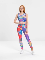 Спортивный женский костюм, для фитнеса