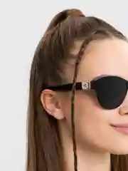 Черный солнцезащитные женские очки с поляризационными линзами UV400