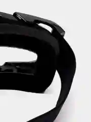 Очки кроссовые KML-O-1600, черные, стекло прозрачное