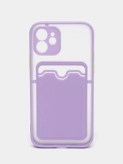 Чехол на iPhone XR, X, XS, 11, 12, 12Pro, 13, 13 Pro, с карманом для карт