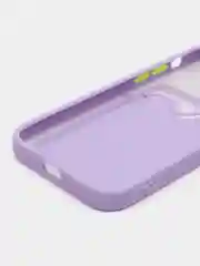 Лавандовый чехол на iPhone XR, X, XS, 11, 12, 12Pro, 13, 13 Pro, с карманом для карт