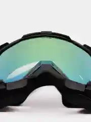 Очки кроссовые KML-O-1536, черные, стекло золотой хамелеон