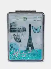 Морской зеркало складное, карманное, косметическое, двойное