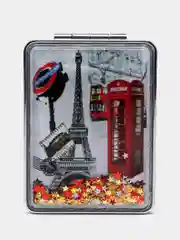 Манго зеркало складное, карманное, косметическое, двойное