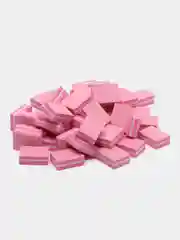 Розовый баф мини для маникюра и педикюра ногтей 1, 3, 5, 10, 25, 50 штук