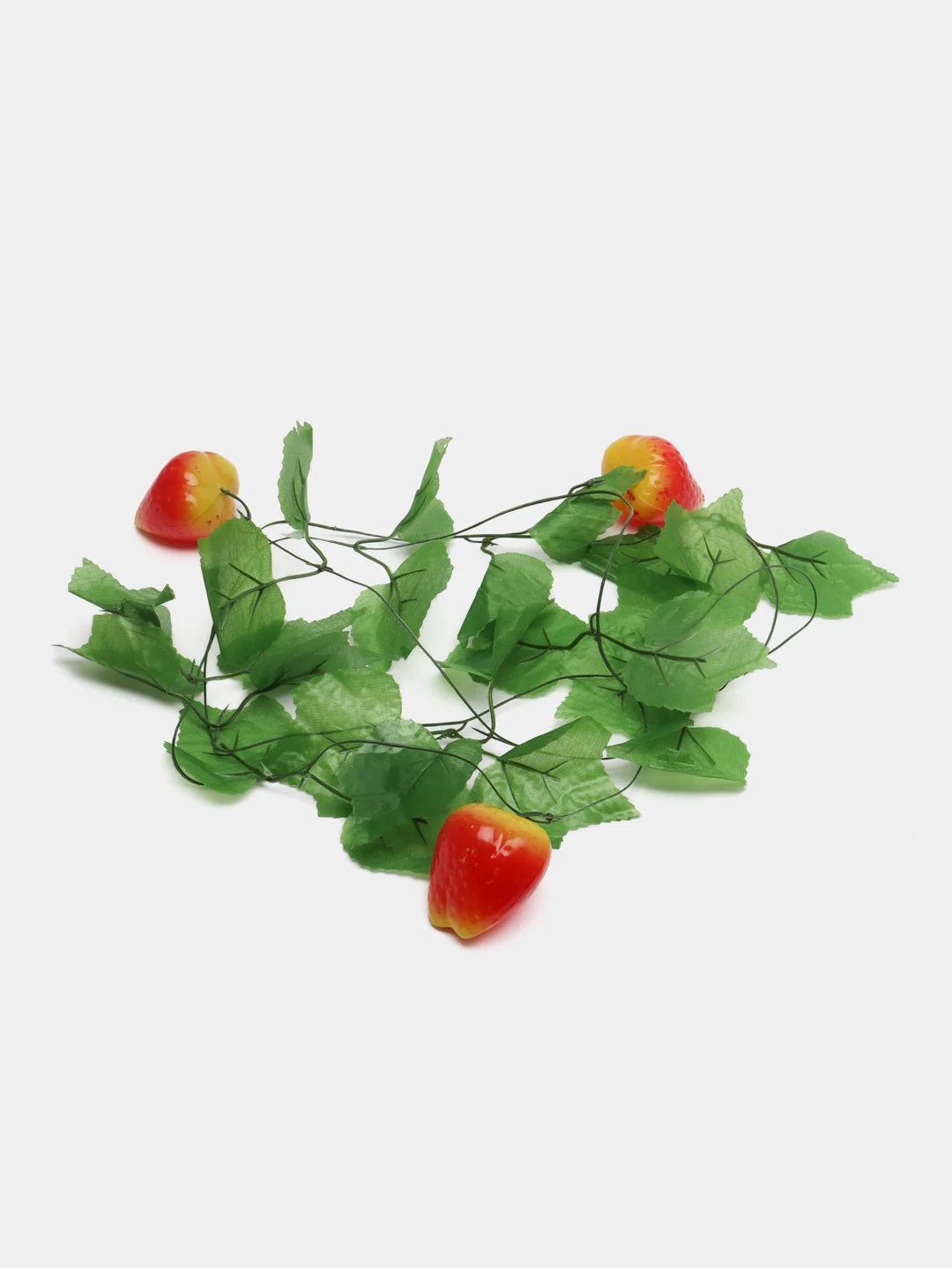 Красный искусственные цветы: клубника, виноград, апельсин, лианы
