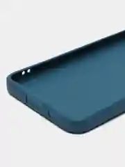 Синий чехол Samsung Galaxy S22 (Самсунг Галакси С22), силиконовый