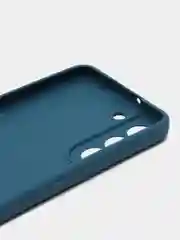 Синий чехол Samsung Galaxy S22 (Самсунг Галакси С22), силиконовый