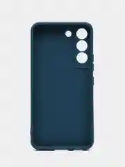 Синий чехол Samsung Galaxy S22 (Самсунг Галакси С22), силиконовый