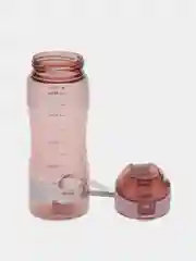 Розовый бутылка для воды с трубочкой, 580 мл