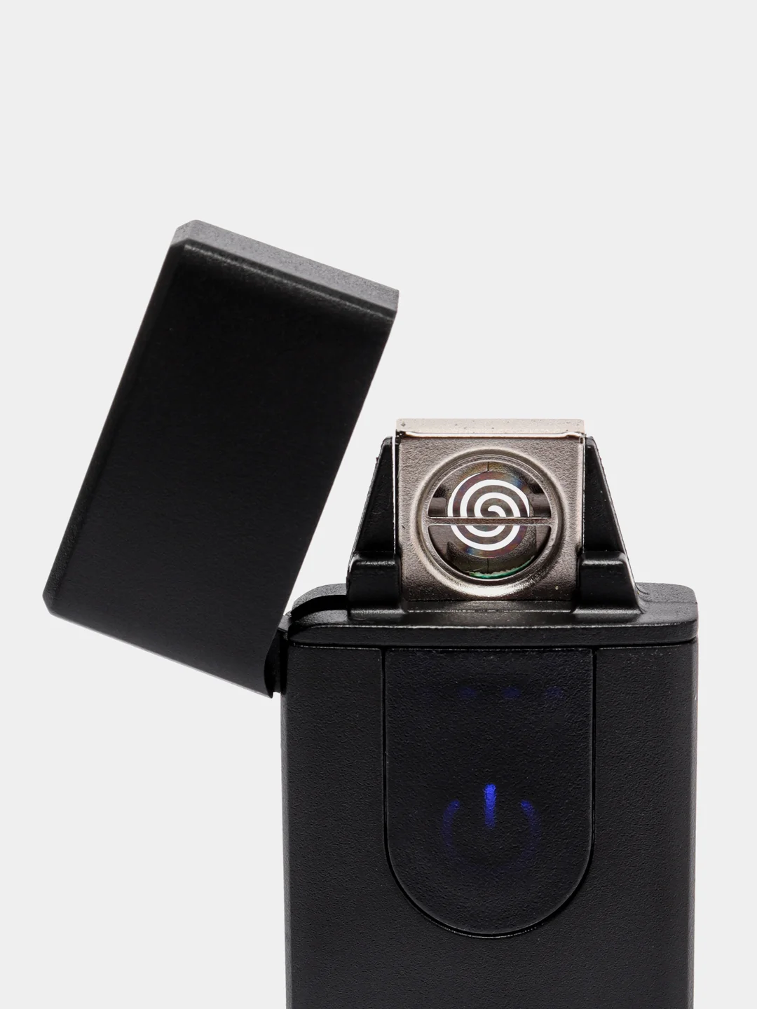 Черный зажигалка-usb электронная, импульсная