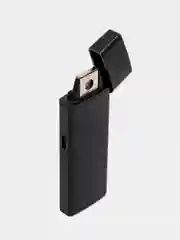 Черный зажигалка-usb электронная, импульсная