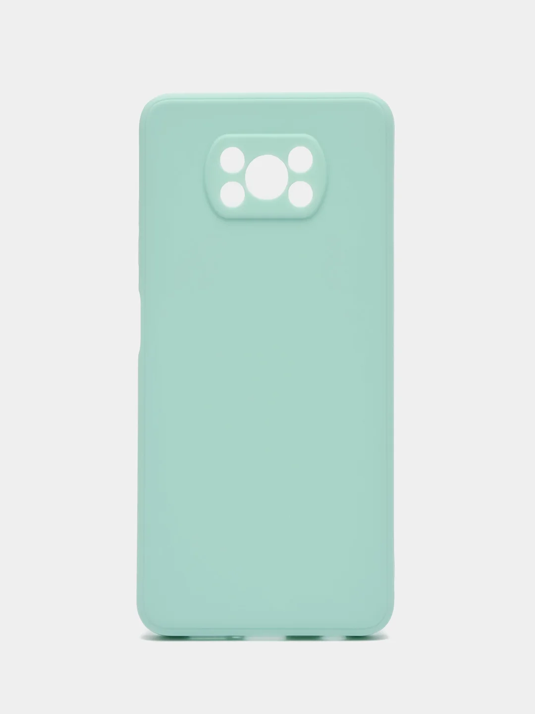 Мятный чехол для Xiaomi Poco X3 NFC, Poco X3 Pro (Сяоми Поко Икс3 нфс, Икс3 Про), силиконовый