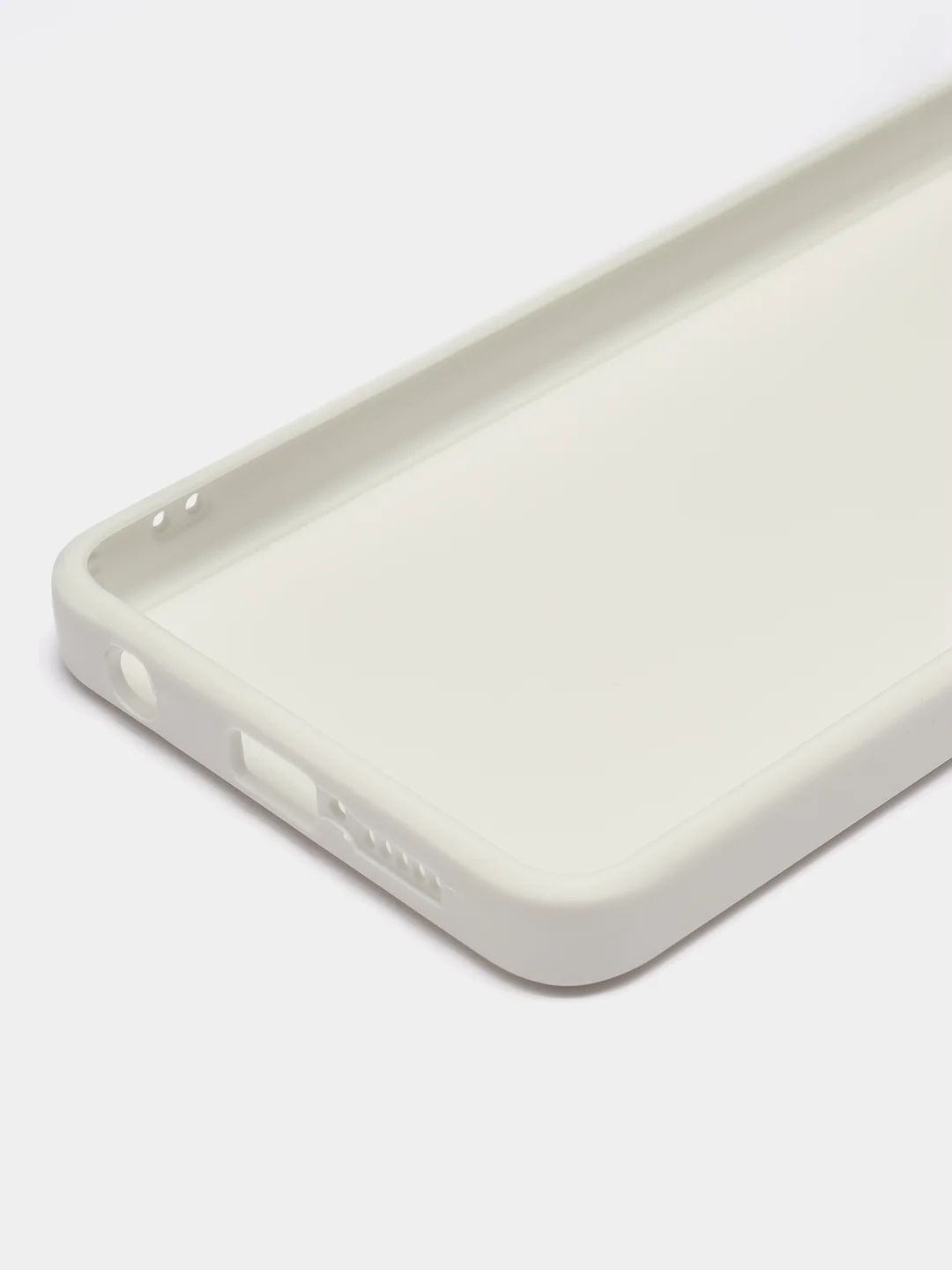Белый чехол для Xiaomi Poco X3 NFC, Poco X3 Pro (Сяоми Поко Икс3 нфс, Икс3 Про), силиконовый