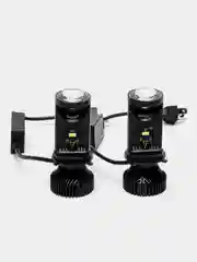 Светодиодные лампы с линзой Bi Led H4, автомобильные лампы 12-24V, подарок на новый год