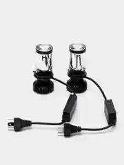 Светодиодные лампы с линзой Bi Led H4, автомобильные лампы 12-24V, подарок на новый год