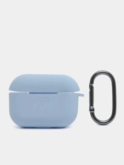 Силиконовый чехол для наушников AirPods Pro с карабином