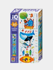 IQ Макси Пазл Ростомер Айрис-пресс. Моё синее море 4+, 60 элементов.
