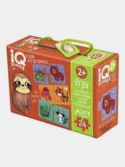 IQ игры парочки для самых маленьких Айрис-пресс. Угадай, кто где прячется. Запуск речи, 2+