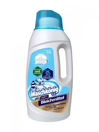 Жидкий отбеливатель Der Waschkonig C.G. (Bleichmittel Oxi Kraft), вес 1500 мл