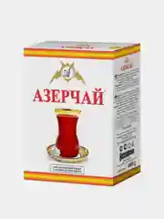 Чай АЗЕРЧАЙ черный листовой с ароматом бергамота, карт.уп., 400 г