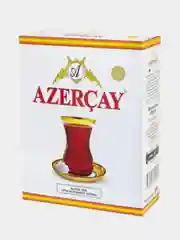 Чай АЗЕРЧАЙ черный листовой с ароматом бергамота, карт.уп., 400 г
