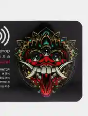 Алый защита RFID для банковских карт, металл