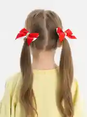 Красный банты для девочек, 2 штуки