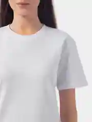 Белый футболка женская, однотонная