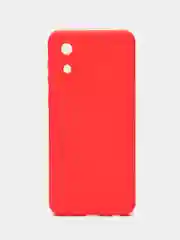 Красный силиконовый чехол для Samsung Galaxy A03 core (Самсунг Галакси А03 Кор)