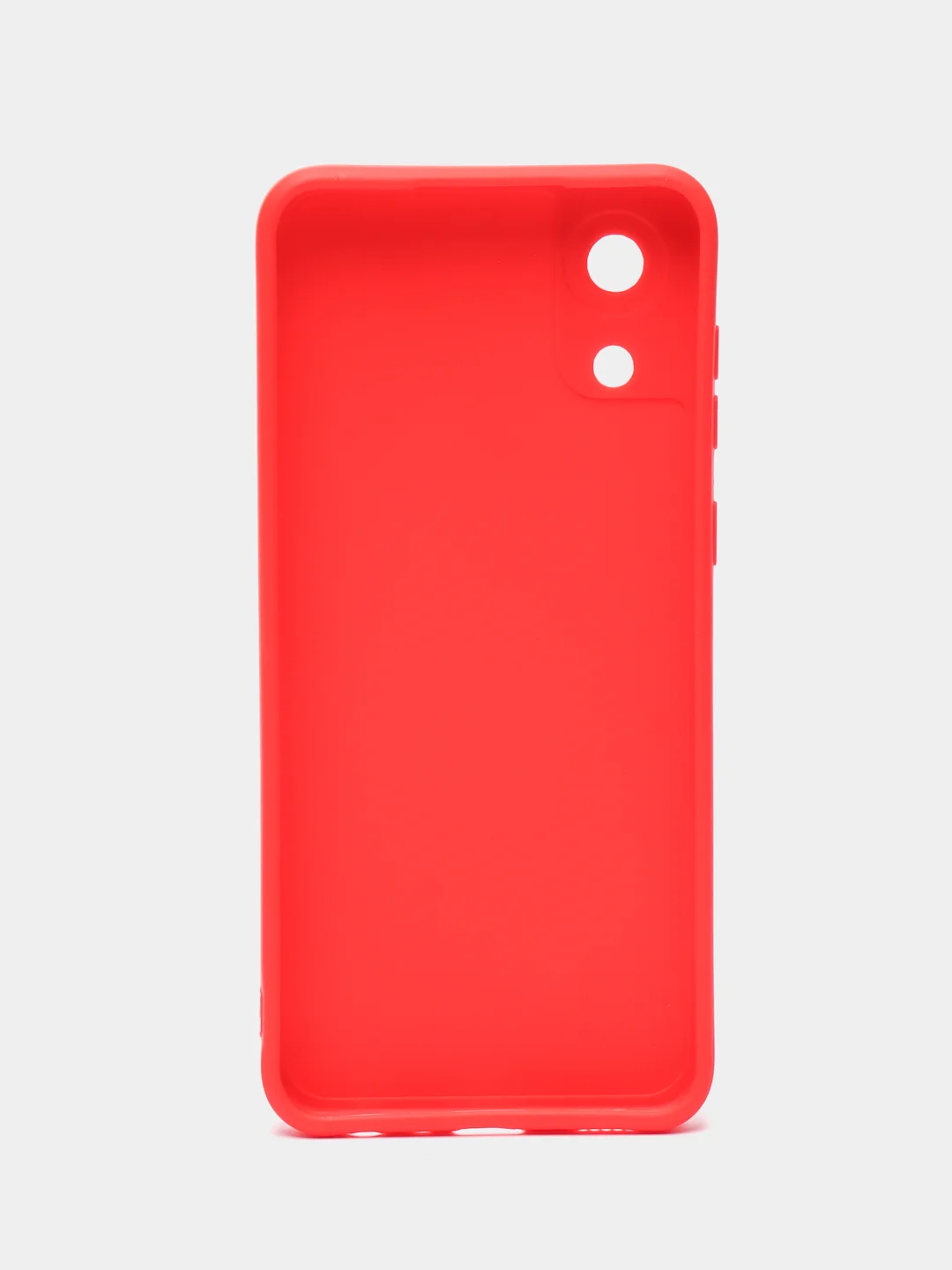 Красный силиконовый чехол для Samsung Galaxy A03 core (Самсунг Галакси А03 Кор)
