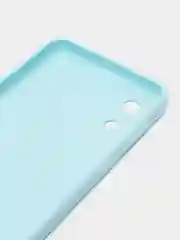 Голубой силиконовый чехол для Samsung Galaxy A03 core (Самсунг Галакси А03 Кор)