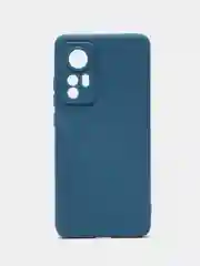Синий чехол Xiaomi 12, Xiaomi 12X силиконовый (Сяоми 12, 12Х)