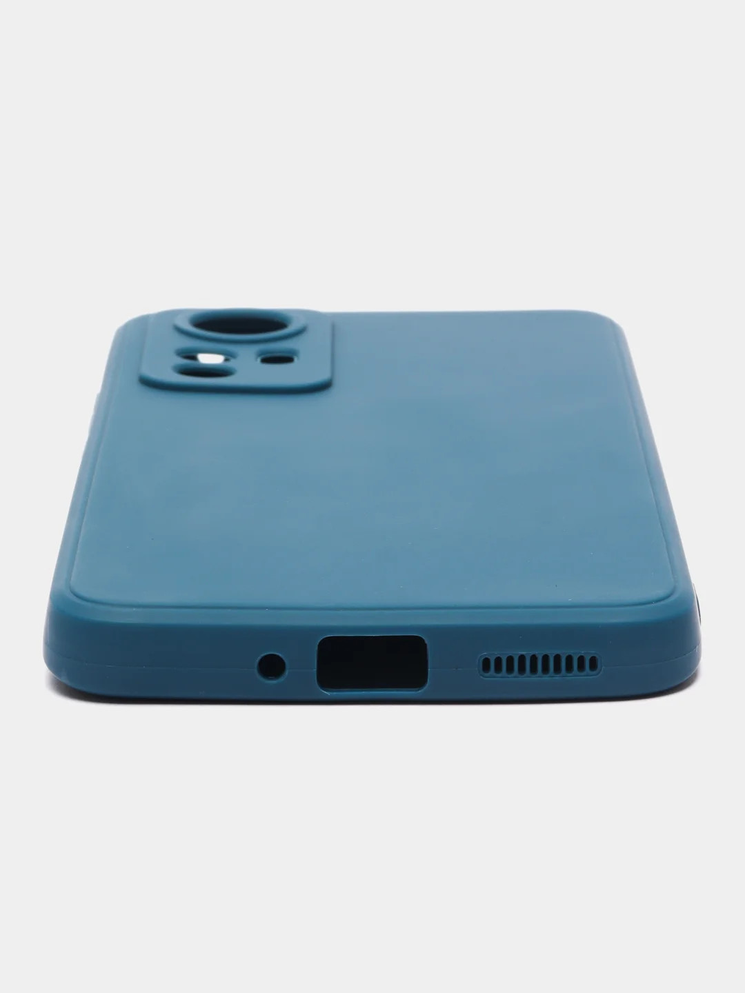 Синий чехол Xiaomi 12, Xiaomi 12X силиконовый (Сяоми 12, 12Х)