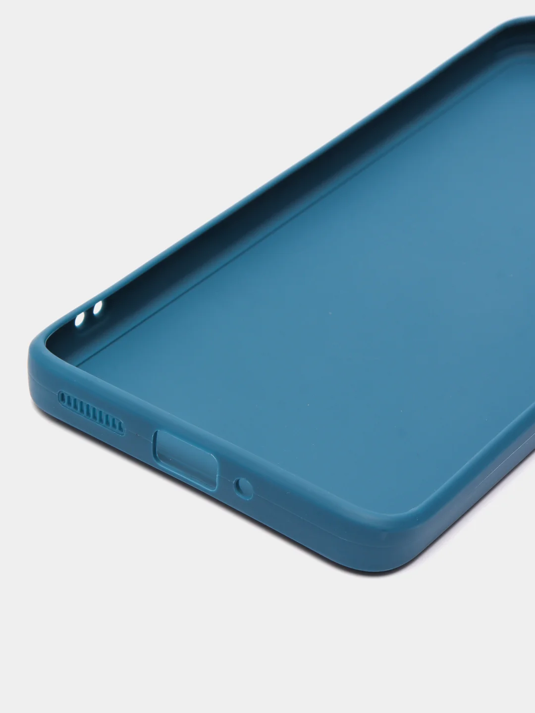 Синий чехол Xiaomi 12, Xiaomi 12X силиконовый (Сяоми 12, 12Х)