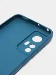 Синий чехол Xiaomi 12, Xiaomi 12X силиконовый (Сяоми 12, 12Х)