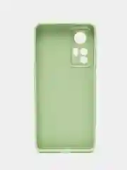 Зеленый чехол Xiaomi 12, Xiaomi 12X силиконовый (Сяоми 12, 12Х)